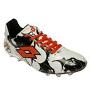 Chuteira Lotto Campo Groovy FG Branco/Laranja