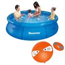 Piscina Bestway Fast Set 2.400L – Azul + Alarme...