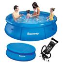 Piscina Bestway Fast Set 2.300L – Azul + Capa p...