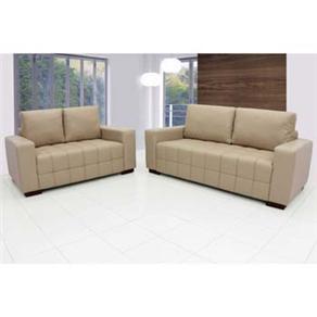 Conjunto Sofá 2 e 3 Lugares Linoforte Milla em P.U. - Bege - Sofás ( 1000032803 )