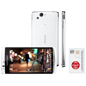 Celular Desbloqueado Claro Sony Ericsson Xperia Arc S Prata,Câmera 8.1MP, Android 2.3, 3G, Wi-Fi , GPS,Touch, Rádio FM, MP3,Bluetooth e Fone de Ouvido - Celulares Desbloqueados ( 1000032846 )