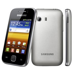 Celular Desbloqueado TIM Samsung Galaxy Y GT-S5360 com Android 2.3, Wi-Fi, 3G, GPS, Câmera 2MP, MP3, Touch Screen, Fone de Ouvido e Cartão 2GB - TIM ( 831921 )