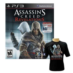 Jogo Assassin´s Creed:Revelations - Edição Limitada com Assassin´s Creed I - PS3 + Camiseta Assassins Creed:Revelations - Preta - Jogos Playstation 3 ( 1000032899 )