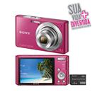 Câmera Sony DSC-W610 Rosa c/ 14.1MP, LCD 2.7”, ...