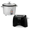 Torradeira Electrolux Promo TSPRO - Preta + Arrozeira Electrolux Easyline SC 100 - 1,4L - 110V
