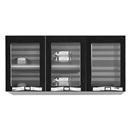 Armário Colormaq Class Master com 3 Portas com Vidro AP3PV - Branco/Preto