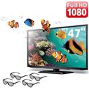 TV 47" Cinema 3D LED LG 47LM5800 Full HD com Conversor Digital, Entradas HDMI e USB e 4 Óculos 3D