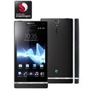 Celular Desbloqueado Sony Xperia S Preto com Tela de 4,3", Câmera 12.1MP, Processador Dual Core, Android 2.3, 3G, Wi-Fi, aGPS, Touch e Bluetooth
