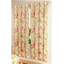 Cortina para Sala e Quarto Bella Janela Flower Buque Rosa 200 x 180 cm