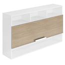 Armário Aéreo Itatiaia Suprema com Nicho Duplo IPH1G-120 - Branco/Saara