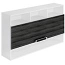 Armário Aéreo Itatiaia Vivace com Nicho Duplo IPH1G-120 - Branco/Preto