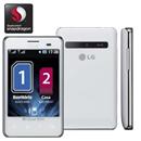 Celular Desbloqueado LG Optimus L3 Dual E405 Branco com Dual Chip,Tela de 3,2”, Android 2.3, Câmera 3.2MP, 3G, Wi-Fi, GPS, FM, MP3, Bluetooth - Vivo