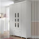 Guarda-Roupa Multimóveis Bala com 4 Portas - Branco