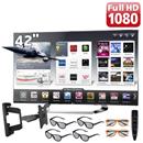 TV 42" Cinema 3D LED LG 42LM7600 Full HD com Smart TV + Suporte de Parede Articulado ELG para TV de 26” até 55” LCD/LED/Plasma EM02 VESA 400