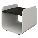 Mesa Lateral Madesa Arcato 5806 - Branca/Preta