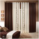 Cortina Belchior Amsterdam New Floral 270x300 cm - Marrom