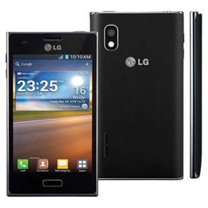 Celular Desbloqueado Tim LG Optimus L5 Preto com Tela de 4”, Android 4.0, Câmera 5MP, 3G, Wi-Fi, aGPS, Bluetooth, FM, MP3 e Fone