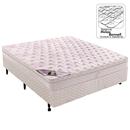 Conjunto Cama Box + Colchão Casal Minaspuma Butterfly com Molas Bonnell - 23x138x188cm