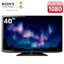 TV 40" LED Sony Bravia Série EX KDL 40EX455 Full HD com Conversor Digital, Rádio FM e Entradas HDMI e USB