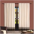 Cortina Artesanal Orquídea 180x200 cm - Tabaco