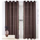 Cortina Camesa Toque de Linho Lisa 180x200 cm - Marrom