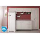 Cozinha Compacta BRV Juliana 3 Peças - Branco/Decapê