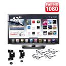 TV 42" Cinema 3D LED LG 42LM6200 Full HD com Smart TV e 4 Óculos 3D + Suporte Fixo Mecano Case SPA1565 p/ TV's LCD/LED/Plasma de 15” a 65"