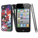 iPhone 4 Apple 8GB TIM com Câmera 5MP, Touch Screen, GPS, MP3, Bluetooth e Wi-Fi - Preto + Capa Aura iSkin Happy Friends para iPhone 4/4S