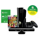 Console Microsoft Xbox 360 com 250GB de Memória + Kinect + Jogo Kinect Adventures + Xbox Live Gold - 12 Meses