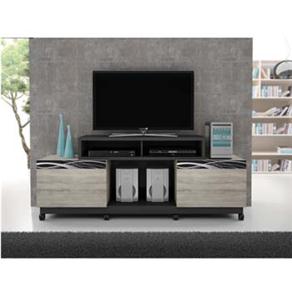 Rack Caemmun Samba para TV at&eacute; 42 - Platino / Preto - cod: 1997170