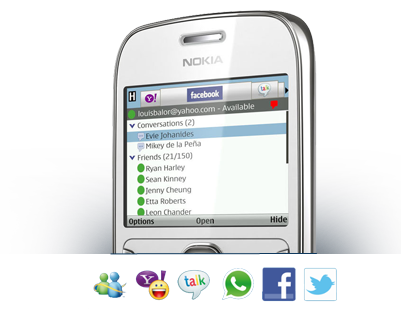 Nokia Asha 302 - Comunicações e Internet