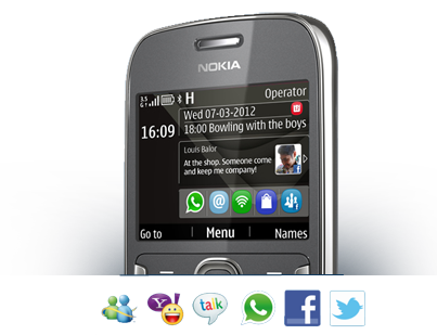 Nokia Asha 302 - Comunicações e Internet