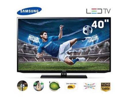 TV LED Samsung 40&rdquo; S&eacute;rie UN40EH5000 Full HD  - Beleza e qualidade unidas em uma televis&atilde;o