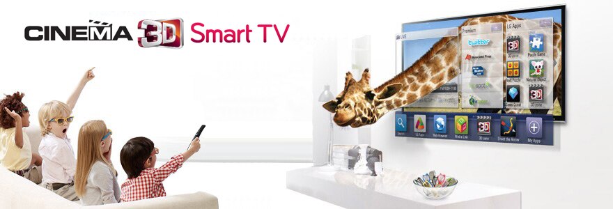 TV 47 polegadas Cinema 3D LED LG 47LM7600 Full HD com Smart TV