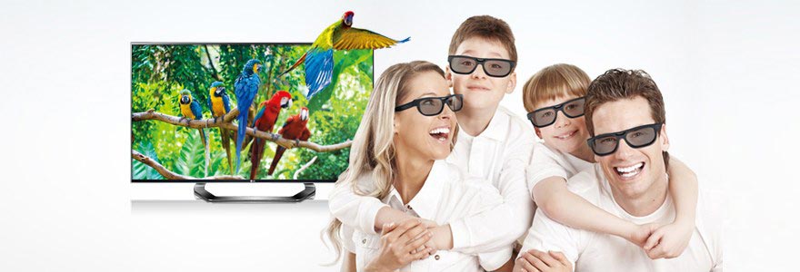 TV 47 polegadas Cinema 3D LED LG 47LM7600 Full HD com Smart TV e 4 Óculos 3D