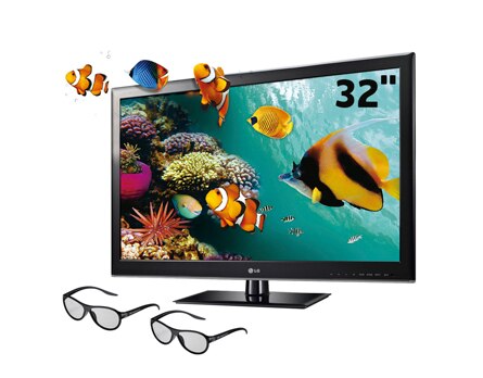 TV LG de 32 polegadas - Televis&atilde;o Cinema 3D