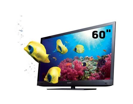 Sony Bravia de 60 polegadas - TV 3D com tela de 60 polegadas