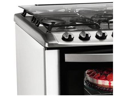 fog&atilde;o Electrolux 5 bocas Celebrate 76DTB painel
