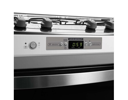 Timer emite sinal sonoro - Fog&atilde;o te avisa quando a comida est&aacute; pronta