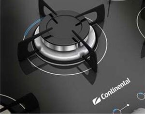 cooktop a g&aacute;s 5 bocas Continental Decore CTGCT070E50GL queimador central