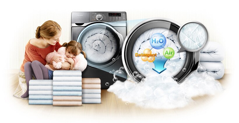 Lavadora/Secadora de Roupas Samsung WD1142XVM/XAZ com Eco Bubble™