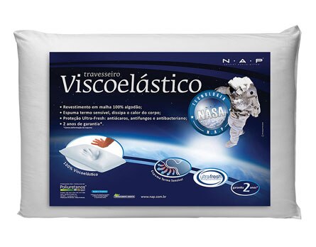 Travesseiro de Viscoel&aacute;stico Nasa N.A.P. TRV0147