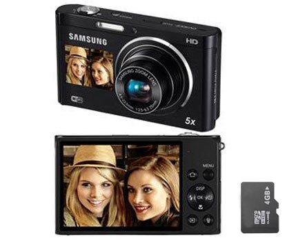 C&acirc;mera Samsung DV300 - Sua foto com a sua cara