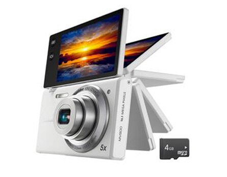 C&acirc;mera Digital Samsung MV800  - Fotografe os melhores &acirc;ngulos