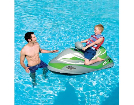Bote infl&aacute;vel em formato de Jet Ski - Seus dias de sol muito mais radicais!